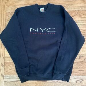Vintage New York City Embroidered Sweatshirt